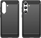 Чохол Hurtel Carbon Case для Samsung Galaxy S24 Black (9145576283752) - зображення 6