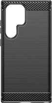 Etui Hurtel Carbon Case do Samsung Galaxy S24 Ultra Black (9145576283776) - obraz 5