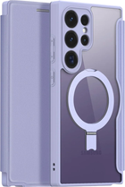 Etui z klapką Dux Ducis Skin X Pro z magnetycznym ringiem na Samsung Galaxy S24 Ultra Purple (6934913020708) - obraz 3