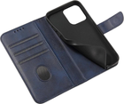 Чохол Hurtel Magnet Case для Samsung Galaxy S24 Ultra з гаманцем Blue (9145576284803) - зображення 5