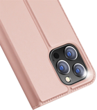 Чохол-книжка Dux Ducis Skin Pro для iPhone 15 Pro Pink (6934913025437) - зображення 6