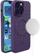 Панель Hurtel MagSafe Woven Case для Apple iPhone 15 Purple (9145576281277)