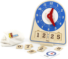 Розвиваюча таблиця Viga Montessori Learning Clock (6971608445477) - зображення 3