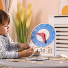 Розвиваюча таблиця Viga Montessori Learning Clock (6971608445477) - зображення 11