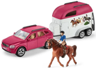 Zestaw do zabawy Schleich Horse Club Samochód z przyczepą dla konia 72223 (4059433775364) - obraz 2