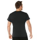 Футболка армейская тактическая ROTHCO USA черная Poly/Cotton Black XL - изображение 3