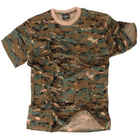 Футболка тактическая MIL-TEC камуфляж марпат Digital woodland MARPAT M - изображение 1