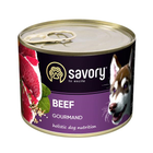 Влажный корм Savory для взрослых собак с говядиной