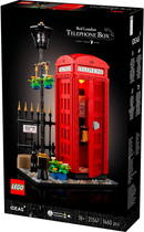 Конструктор Lego Ideas Червона лондонська телефонна будка 1460 деталей (5702017599137) - зображення 2