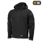 Тактична M-Tac куртка Soft Shell Black чорна 3XL