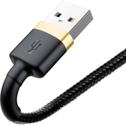 Kabel Baseus Cafule USB-A / Lightning 1.5A QC 3.0 2 m Czarno-złoty (6953156275034) - obraz 3