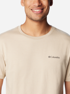 Футболка бавовняна чоловіча Columbia CSC Basic Logo Short Sleeve 1680053274 L Бежева (195978524402) - зображення 5