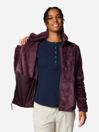 Bluza damska rozpinana streetwear Columbia Fire Side II Sherpa FZ 1819791606 L Bordowa (195981016871) - obraz 5