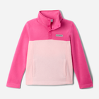 Bluza dla dziewczynki nierozpinana bez kaptura Columbia Steens Mtn II 1/4 Snap Fleece Pull-Over 2087881608 119 cm (XS) Różowa (195981090307) - obraz 1