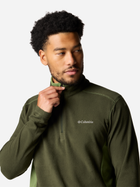 Толстовка на флісі чоловіча Columbia Klamath Range II Half Zip 1352472366 M Зелена (195980978842) - зображення 5