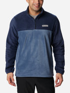 Bluza męska nierozpinana streetwear Columbia Steens Mountain Half Zip 1620191470 XXL Granatowa (195979550066)