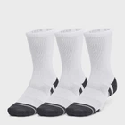 Набор мужских носков высоких Under Armour UA Performance Tech 3pk Crew 1379512-100 L 3 пары Белый (196883986743)