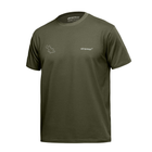 Футболка Basic Military Ukrarmor T-Shirt. Авдеевка. Топографическая карта. Олива S - изображение 1