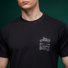 Футболка Basic Military Ukrarmor T-Shirt. HMMWV. Cotton and Elastane, черный M - изображение 3