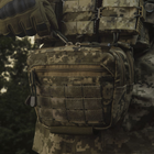 Сумка-напашник PRO. Розмір Ukrarmor L (16х28 см). Матеріал Cordura 500D. Піксель (мм-14) - зображення 4