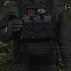 Сумка-напашник PRO. Розмір Ukrarmor L (16х28 см). Матеріал Cordura 500D. Чорний - зображення 6