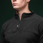 Флісова тактична кофта Ukrarmor Garrison Fleece Black. Temperature control, polyester XL - зображення 3