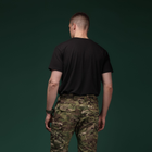 Набір футболок Basic Ukrarmor Military T-shirt. Матеріал Cottone/Elastane, чорний L - зображення 5