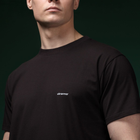 Футболка Basic Military Ukrarmor T-Shirt. Cotton and Elastane, чорний M - зображення 3