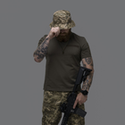 Капелюх тактичний Combat Ukrarmor Hat (TDU ripstop). Колір Піксель (мм-14) L/XL - зображення 7