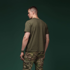 Набір футболок Basic Ukrarmor Military T-shirt. Cotton/Elastane, олива - чорний XL - зображення 6