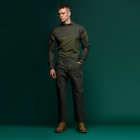 Тактична сорочка Core Ukrarmor Combat Shirt, довгий рукав, комбіновані матеріали. Олива. L - зображення 6