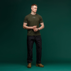 Футболка Basic Military Ukrarmor T-Shirt из коллекции NAME. Cottone/Elastane, олива M - изображение 5