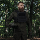 Передняя панель на Ukrarmor плитоноске PRO. Cordura 1000. Черный 24 х 16 см - изображение 6