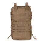 Тактичний рюкзак на Ukrarmor 10 л. Кріплення Molle. Cordura 1000D. Койот 30 x 20 x 8 см - зображення 5