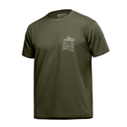 Футболка Basic Military Ukrarmor T-Shirt. HMMWV. Cotton and Elastane, олива S