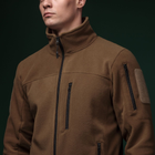 Флісова кофта Ukrarmor Patrol Pullover Fleece Coyote. Поліестер, windproof (300886/M) - зображення 3