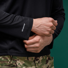 Тактична сорочка Base Ukrarmor Combat Shirt із довгим рукавом. Чорний M - зображення 4