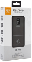 Powerbank Rebeltec LCDPD 10000 mAh Black (RBLAKT00021) - obraz 5