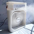 Вентилятор настольный Air Cooler Fan USB LED подсветка увлажнитель воздуха Белый