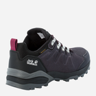 Buty sportowe trekkingowe damskie z membraną Jack Wolfskin Refugio Texapore Low W 4050821_6157 39.5 Ciemnoszare (4060477908939) - obraz 4