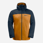 Kurtka przejściowa męska z kapturem Jack Wolfskin Taubenberg 3In1 Jkt M 1115311_M0043 2XL Pomarańczowy/Ciemnogranatowy (4064886310635) - obraz 2