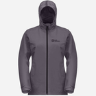 Куртка демісезонна з капюшоном жіноча Jack Wolfskin Moonrise 3In1 Jkt W 1115621_I0083 L Фіолетова (4064886309035) - зображення 3