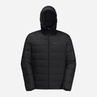 Пуховик зимовий короткий чоловічий Jack Wolfskin Ather Down Hoody M 1207671_6000 2XL Чорний (4064993897371) - зображення 7