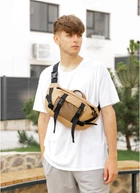 Мужская большая поясная сумка бананка Sambag 38х21 см (sum0027313)