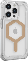 Etui Urban Armor Gear Plyo do iPhone 15 Pro Max z MagSafe Transparent/Gold (840283910074) - obraz 3