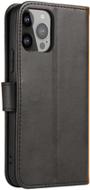 Etui z klapką Hurtel Magnet Case do iPhone 15 Black (9145576279175)