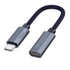 Переходник HOCO Type-C male to iP female charging and data adapter cable UA29A |3A, 0,15m| черный