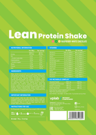 Białko VPLab Lean Protein Shake 750 g Raspberry White Chocolate (5060255354605) - obraz 4