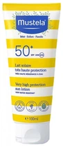 Сонцезахисне молочко для дітей Mustela Lait Solaire Trés Haute Protection Bébé-Enfant-Famille SPF50+ 100 ml