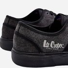 Tenisówki męskie materiałowe Lee Cooper LCW-24-02-2150 44 Czarne (5904292133727) - obraz 6